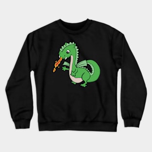 little green dragon Crewneck Sweatshirt